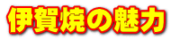 伊賀焼の魅力